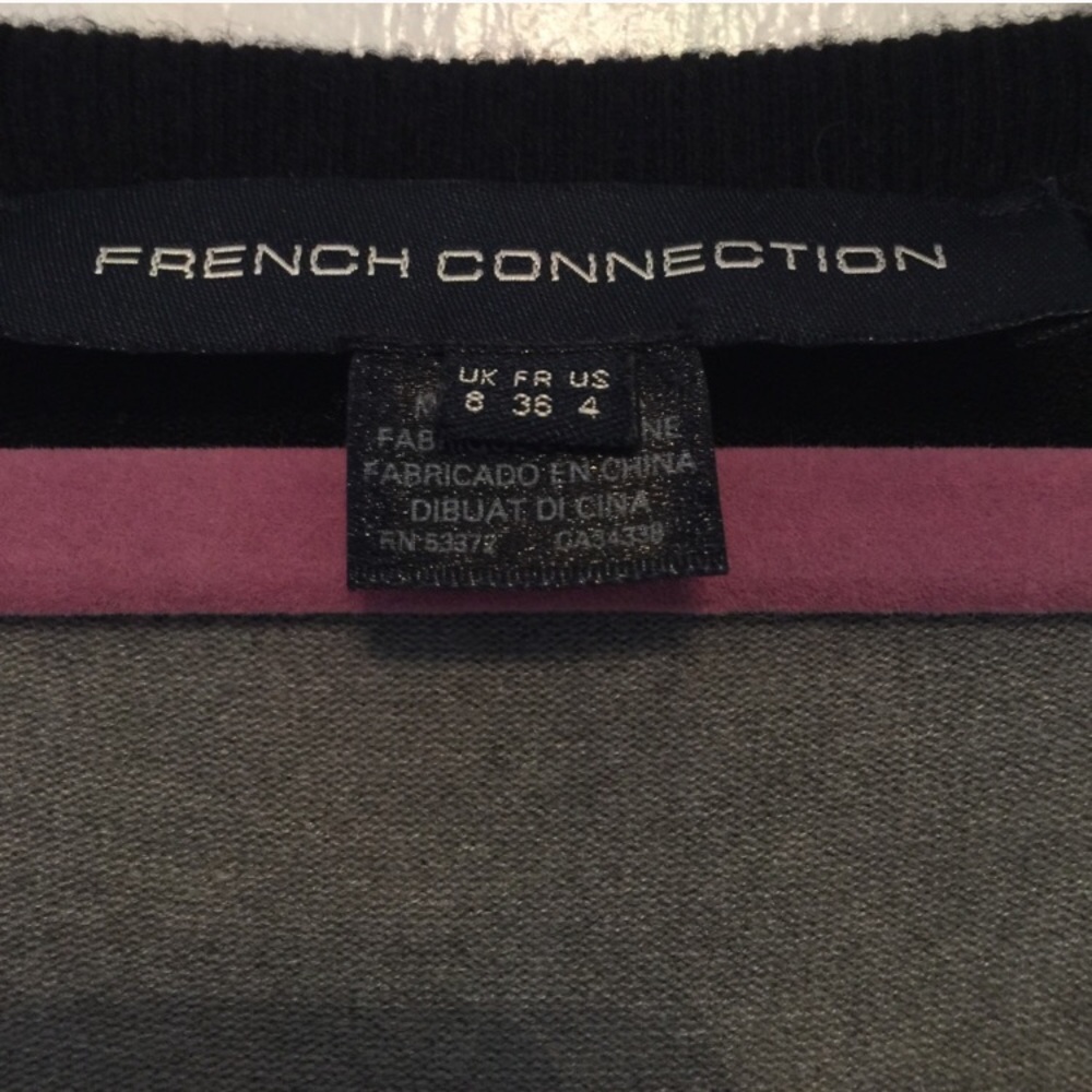 French Connection Striped Sweater Dress - Picture 3 of 7